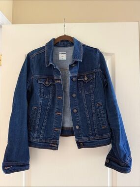 Old Navy Blue Denim Trucker Jacket (size small)